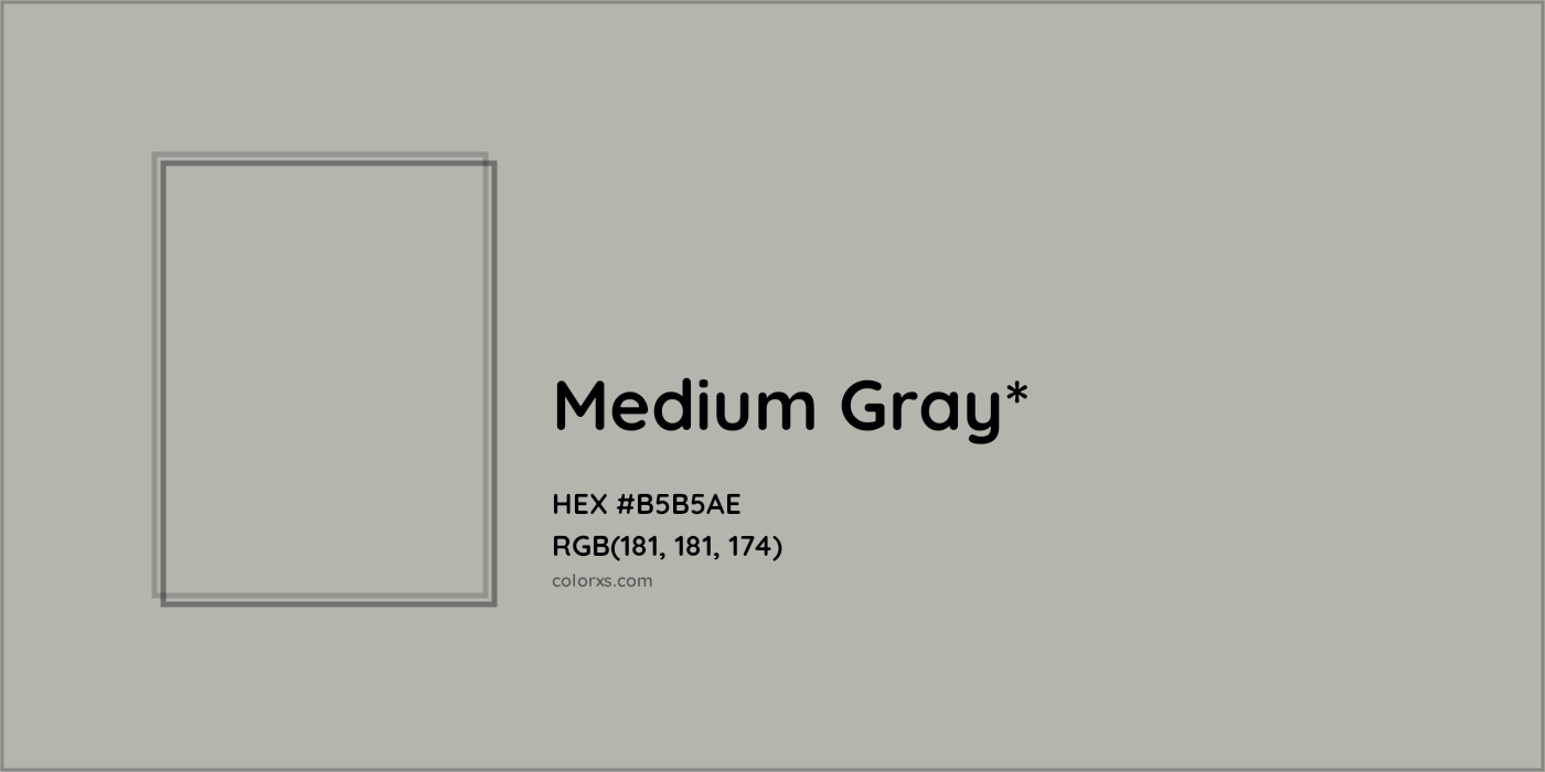 HEX #B5B5AE Color Name, Color Code, Palettes, Similar Paints, Images