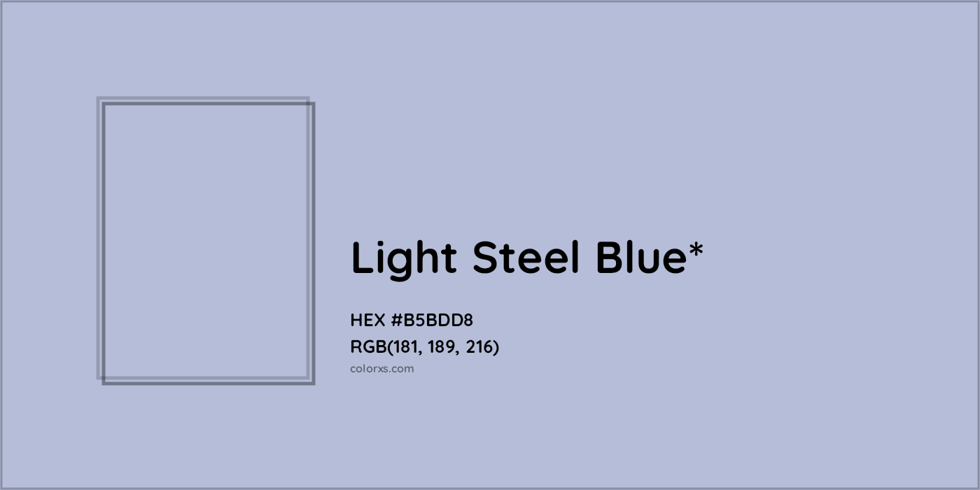HEX #B5BDD8 Color Name, Color Code, Palettes, Similar Paints, Images