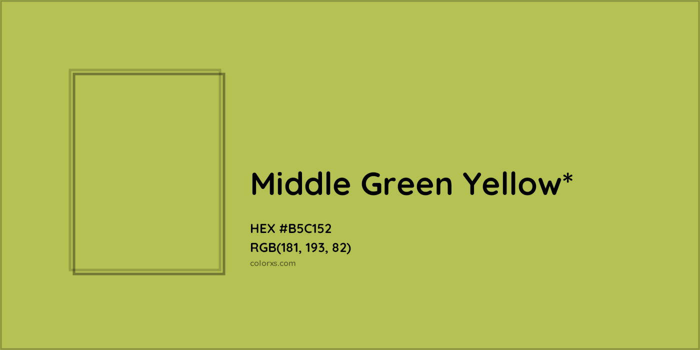 HEX #B5C152 Color Name, Color Code, Palettes, Similar Paints, Images