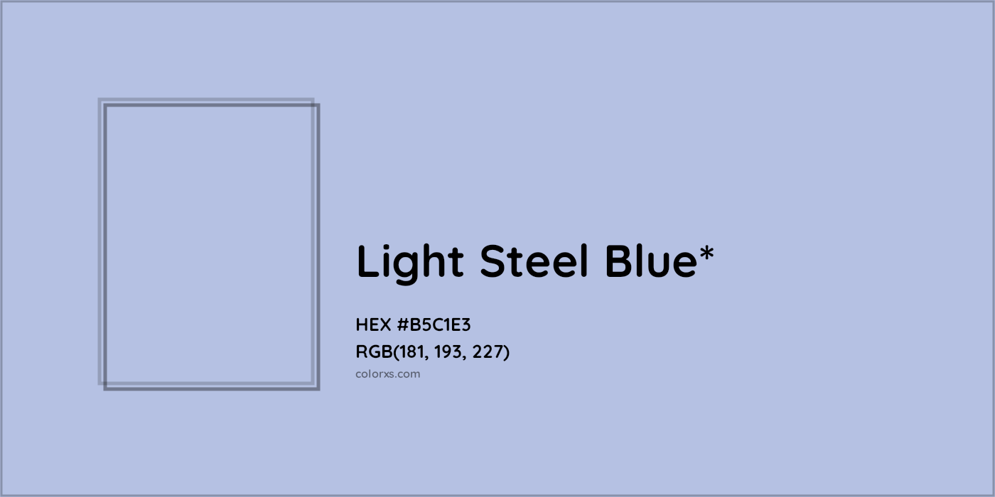 HEX #B5C1E3 Color Name, Color Code, Palettes, Similar Paints, Images
