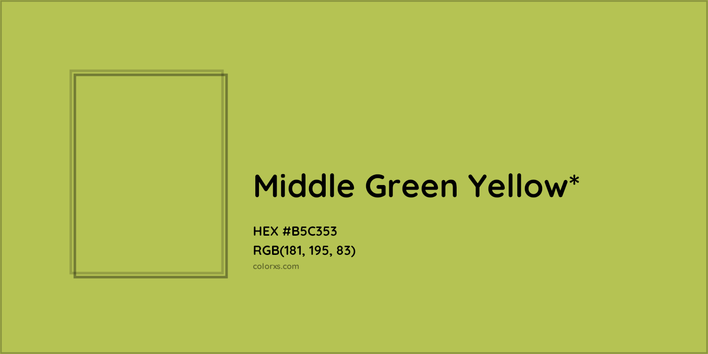 HEX #B5C353 Color Name, Color Code, Palettes, Similar Paints, Images