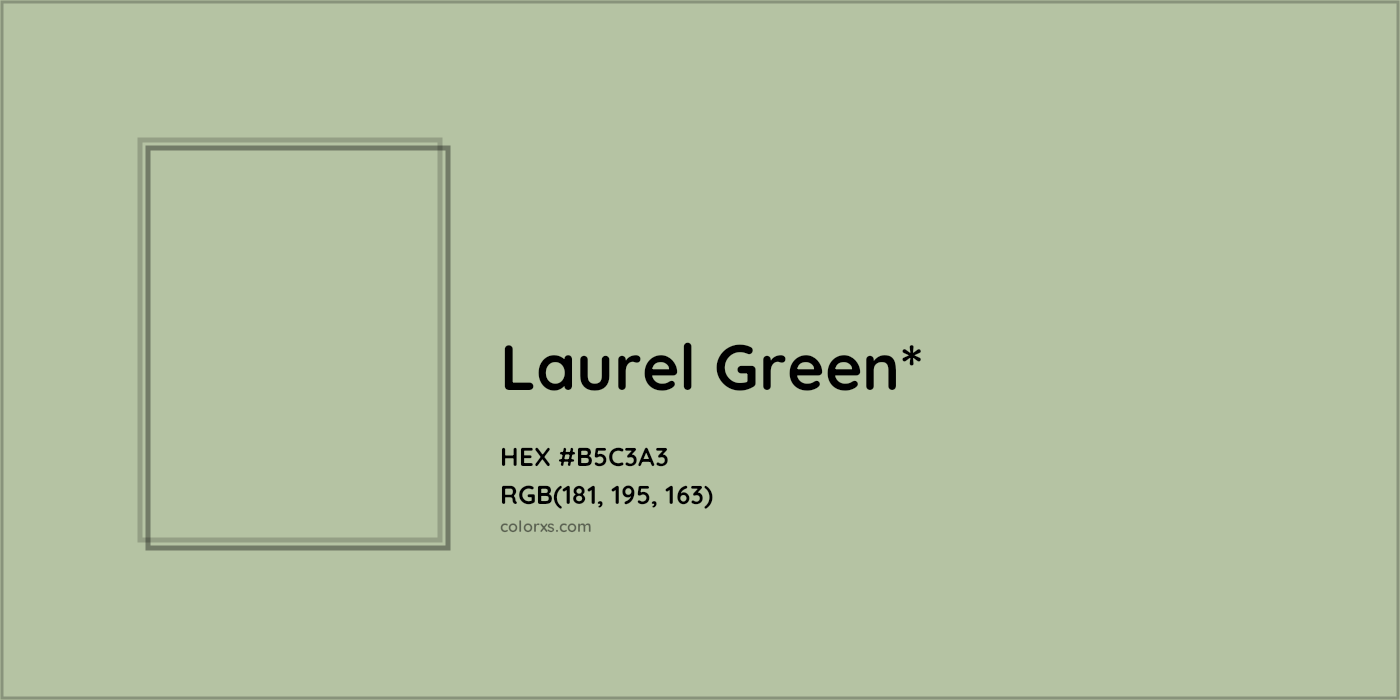 HEX #B5C3A3 Color Name, Color Code, Palettes, Similar Paints, Images