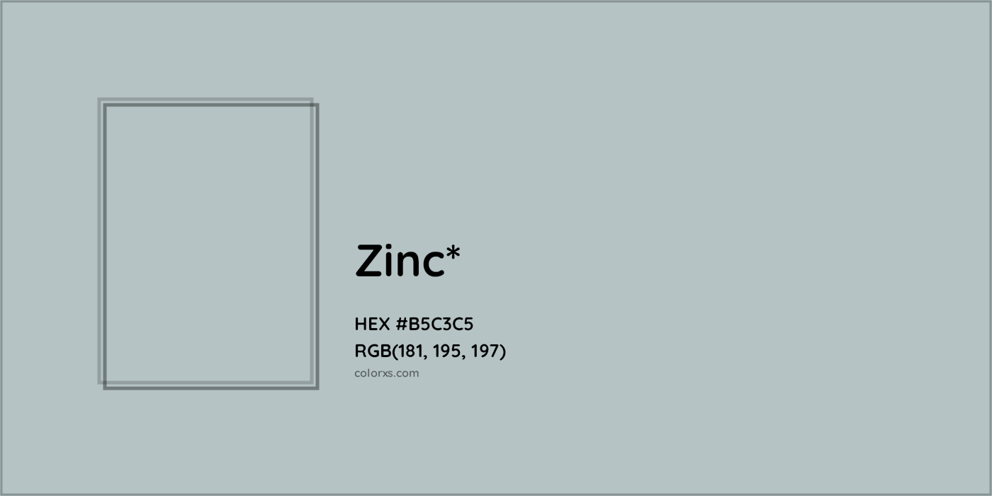 HEX #B5C3C5 Color Name, Color Code, Palettes, Similar Paints, Images