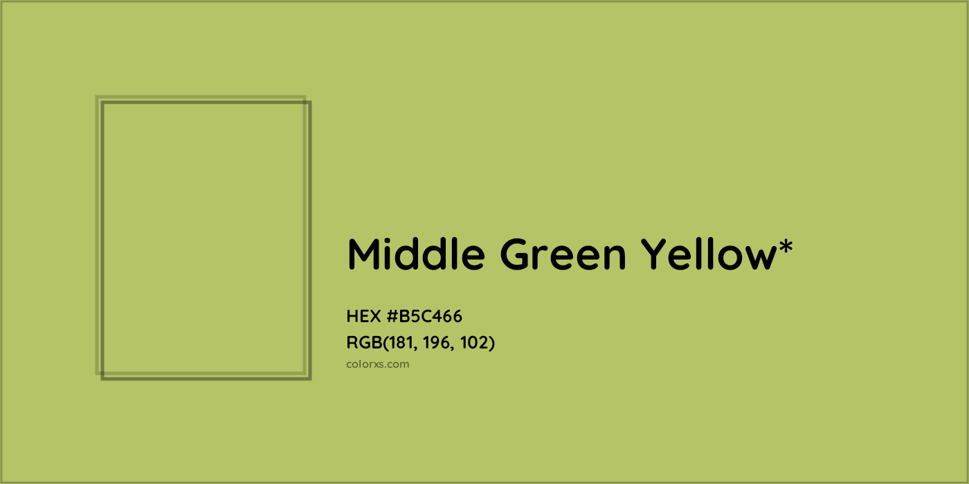 HEX #B5C466 Color Name, Color Code, Palettes, Similar Paints, Images