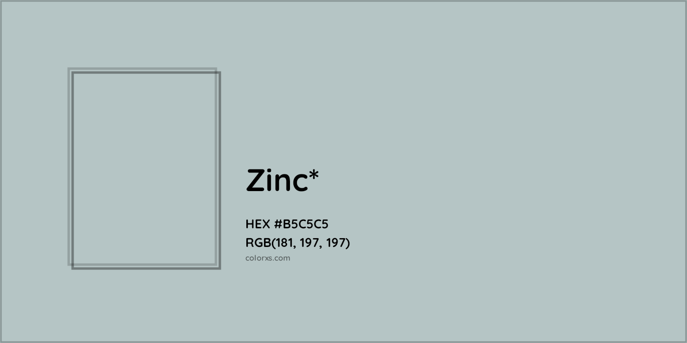 HEX #B5C5C5 Color Name, Color Code, Palettes, Similar Paints, Images
