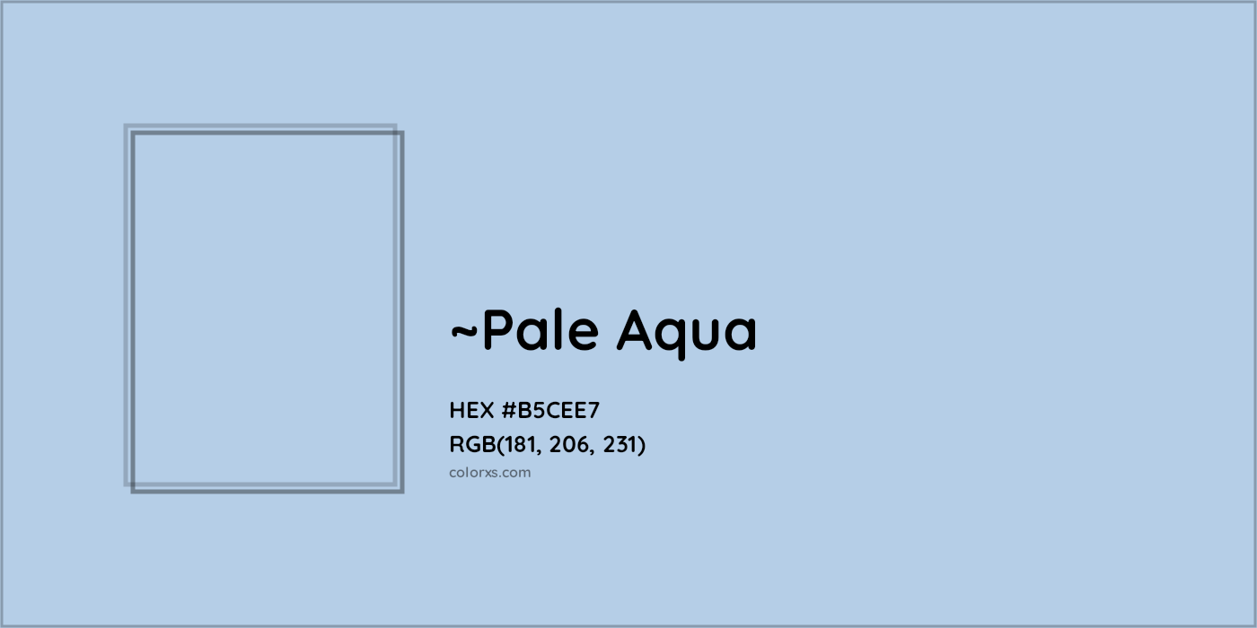 HEX #B5CEE7 Color Name, Color Code, Palettes, Similar Paints, Images