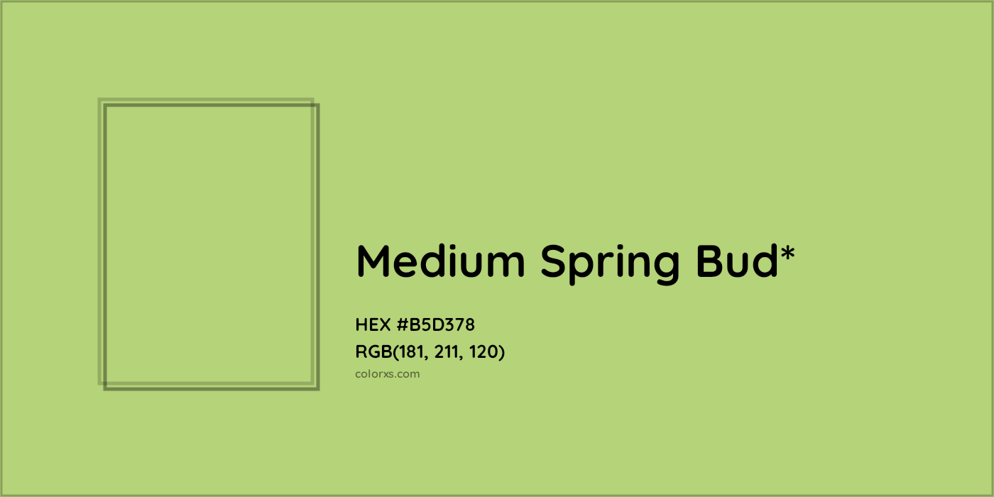 HEX #B5D378 Color Name, Color Code, Palettes, Similar Paints, Images