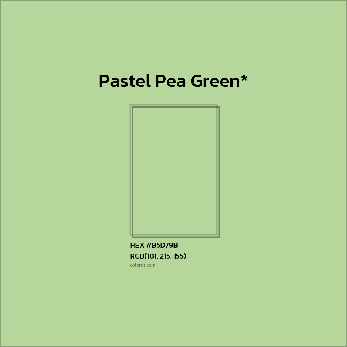 HEX #B5D79B Color Name, Color Code, Palettes, Similar Paints, Images