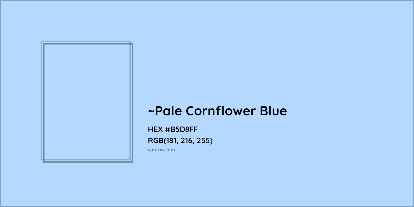 HEX #B5D8FF Color Name, Color Code, Palettes, Similar Paints, Images