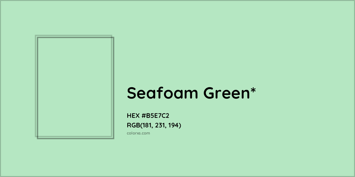HEX #B5E7C2 Color Name, Color Code, Palettes, Similar Paints, Images