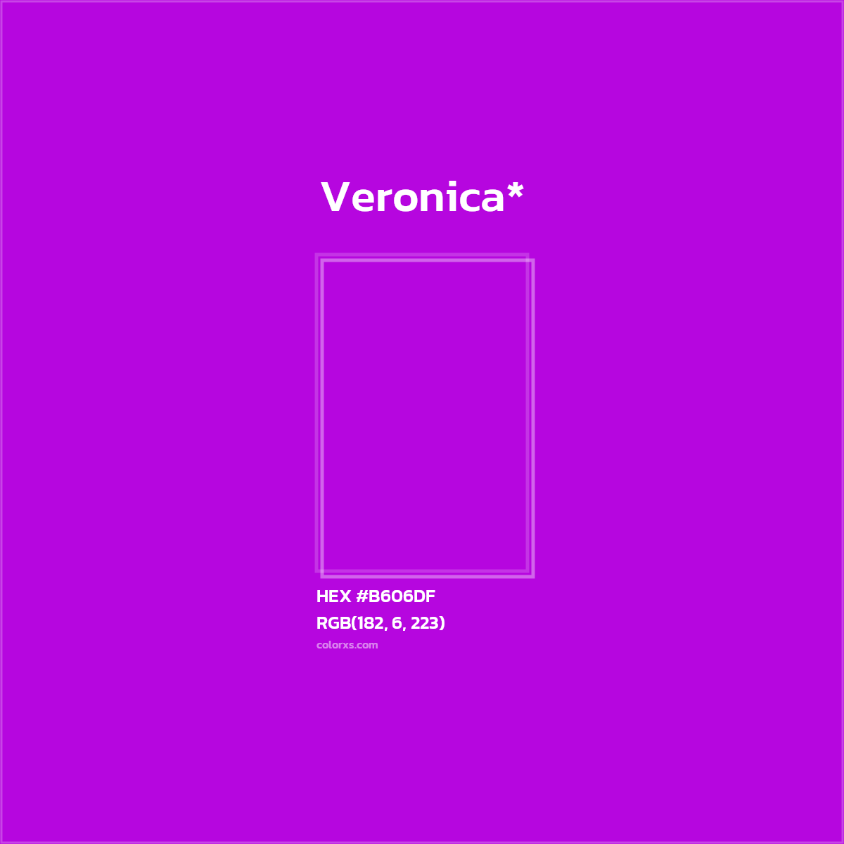 HEX #B606DF Color Name, Color Code, Palettes, Similar Paints, Images