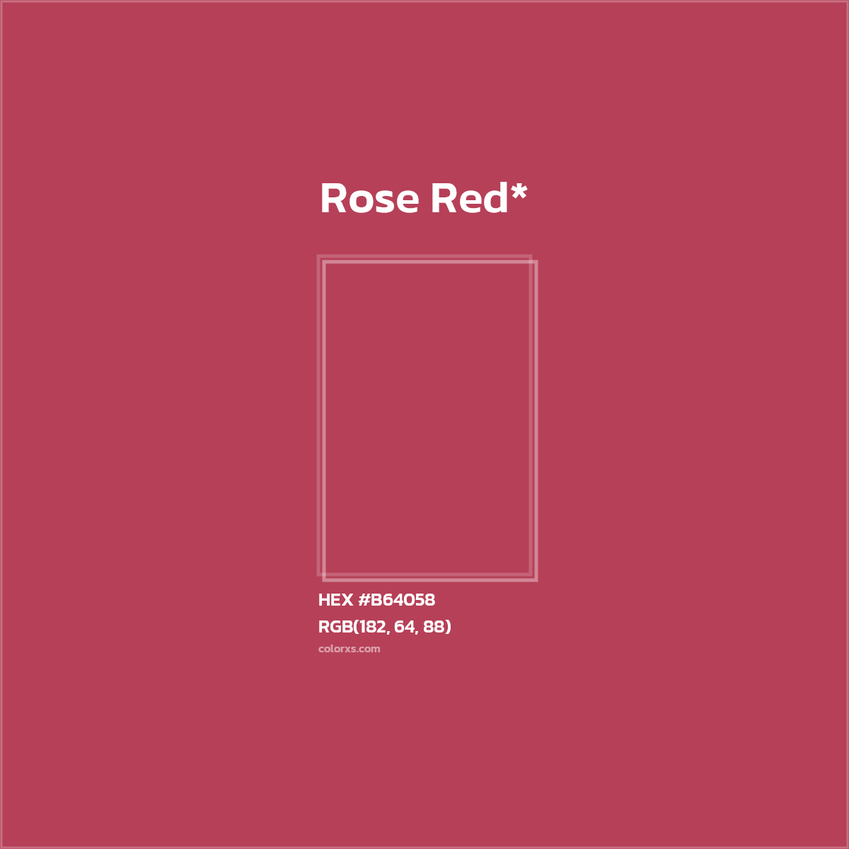 HEX #B64058 Color Name, Color Code, Palettes, Similar Paints, Images