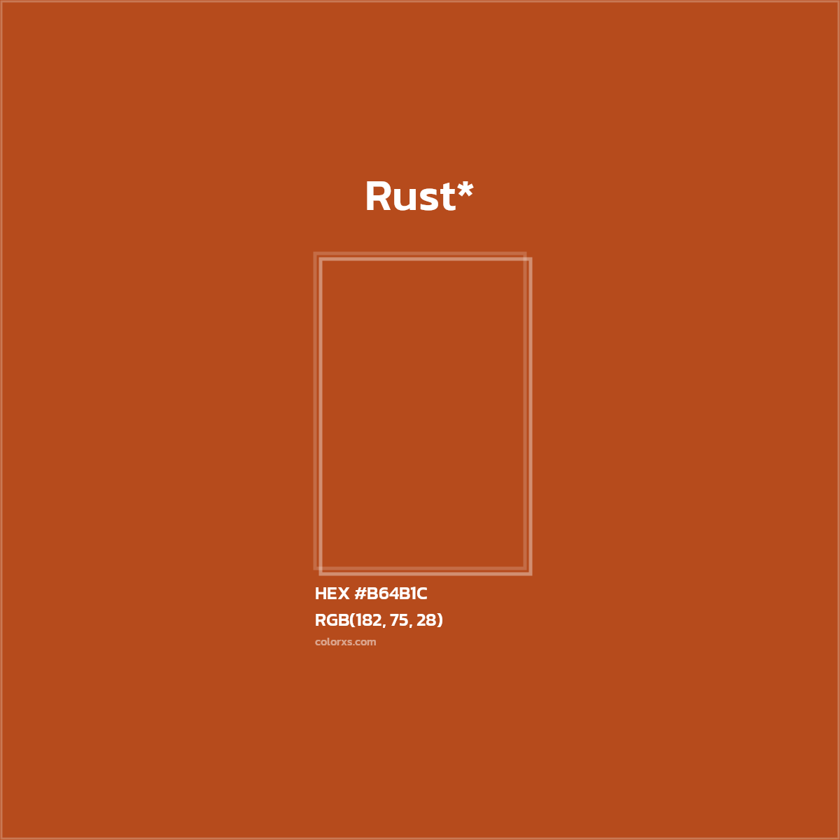 HEX #B64B1C Color Name, Color Code, Palettes, Similar Paints, Images