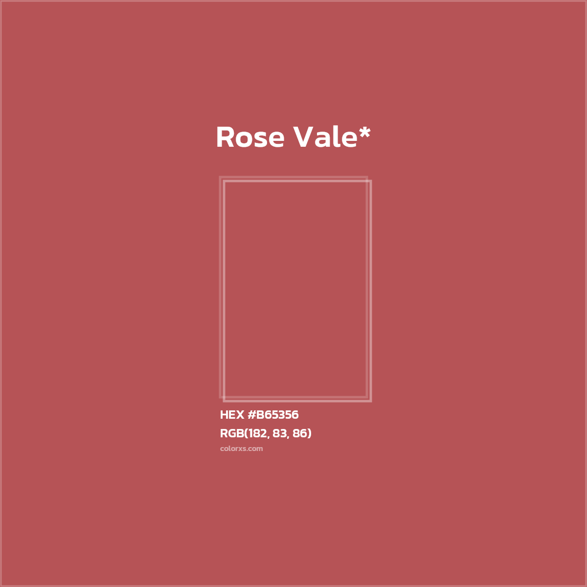 HEX #B65356 Color Name, Color Code, Palettes, Similar Paints, Images