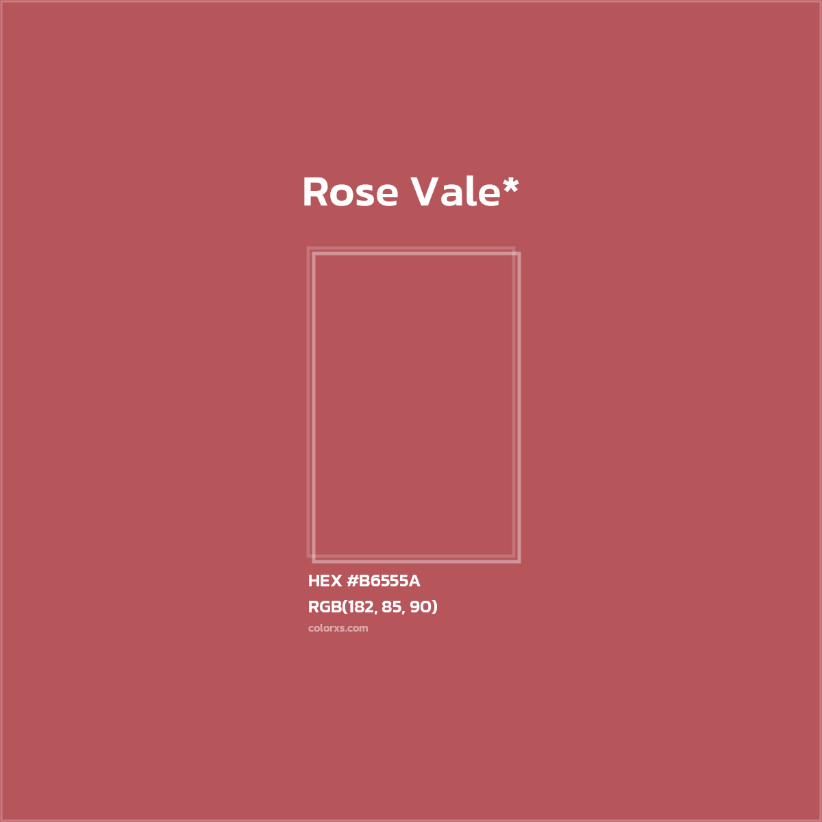 HEX #B6555A Color Name, Color Code, Palettes, Similar Paints, Images