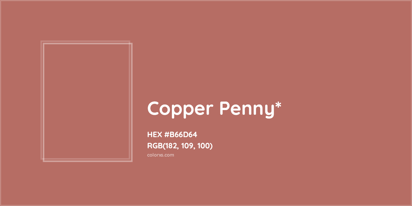 HEX #B66D64 Color Name, Color Code, Palettes, Similar Paints, Images