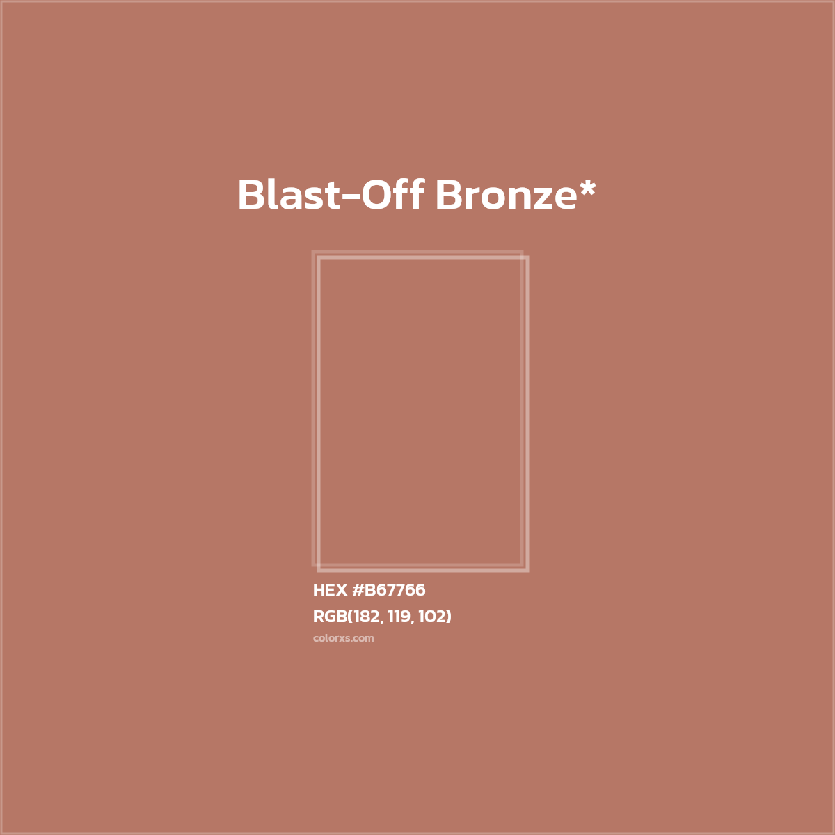 HEX #B67766 Color Name, Color Code, Palettes, Similar Paints, Images