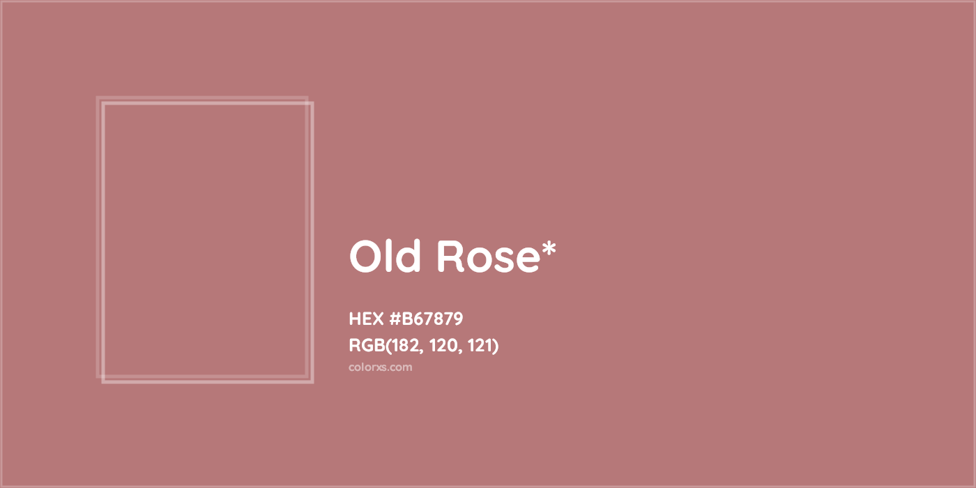 HEX #B67879 Color Name, Color Code, Palettes, Similar Paints, Images