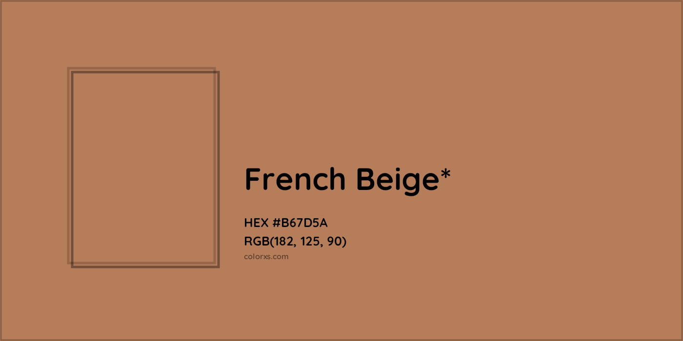 HEX #B67D5A Color Name, Color Code, Palettes, Similar Paints, Images