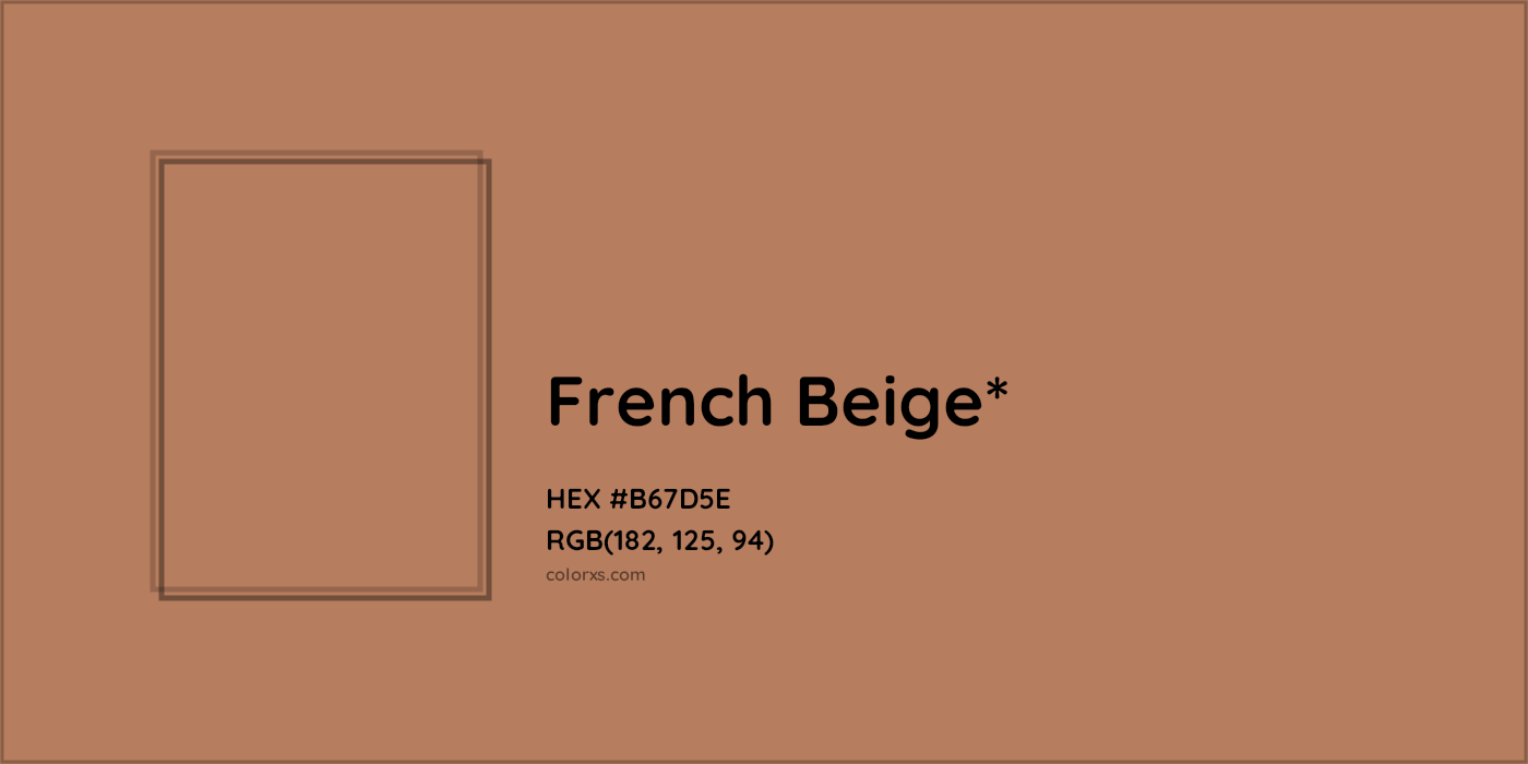 HEX #B67D5E Color Name, Color Code, Palettes, Similar Paints, Images