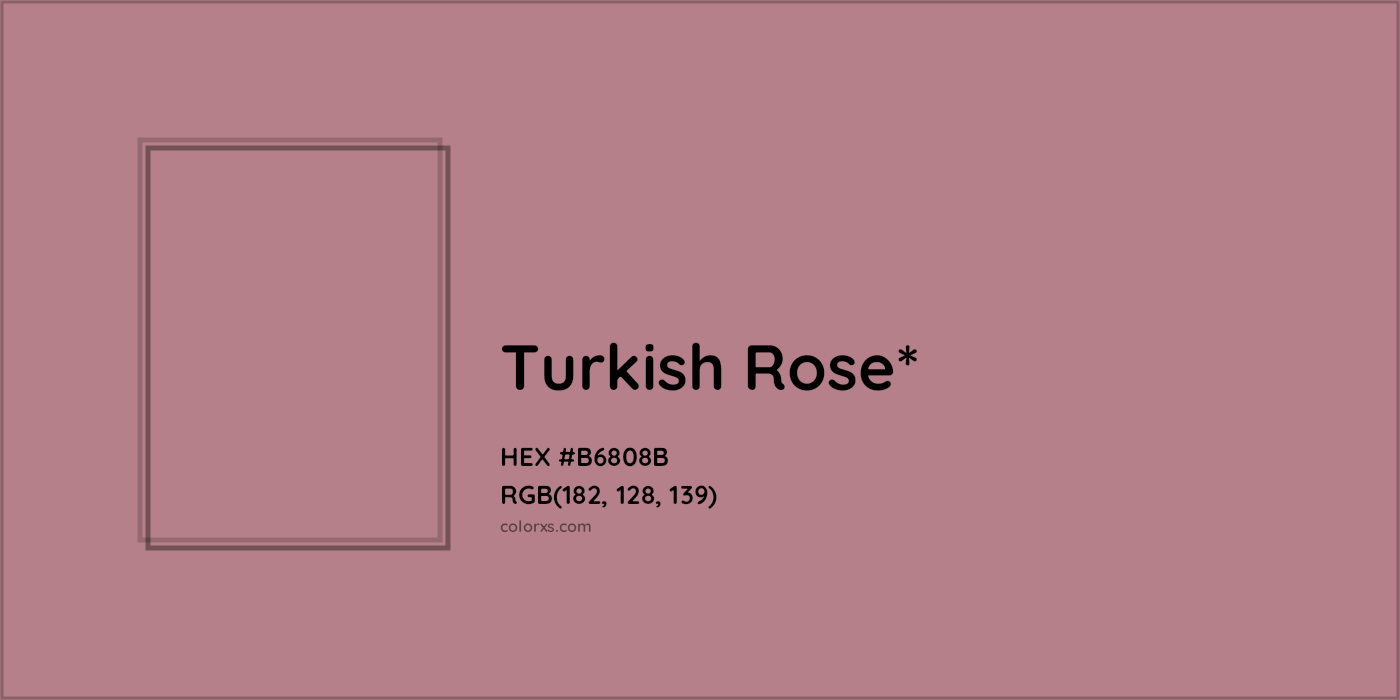 HEX #B6808B Color Name, Color Code, Palettes, Similar Paints, Images