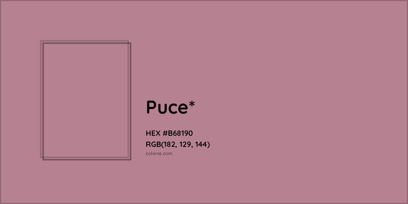 HEX #B68190 Color Name, Color Code, Palettes, Similar Paints, Images