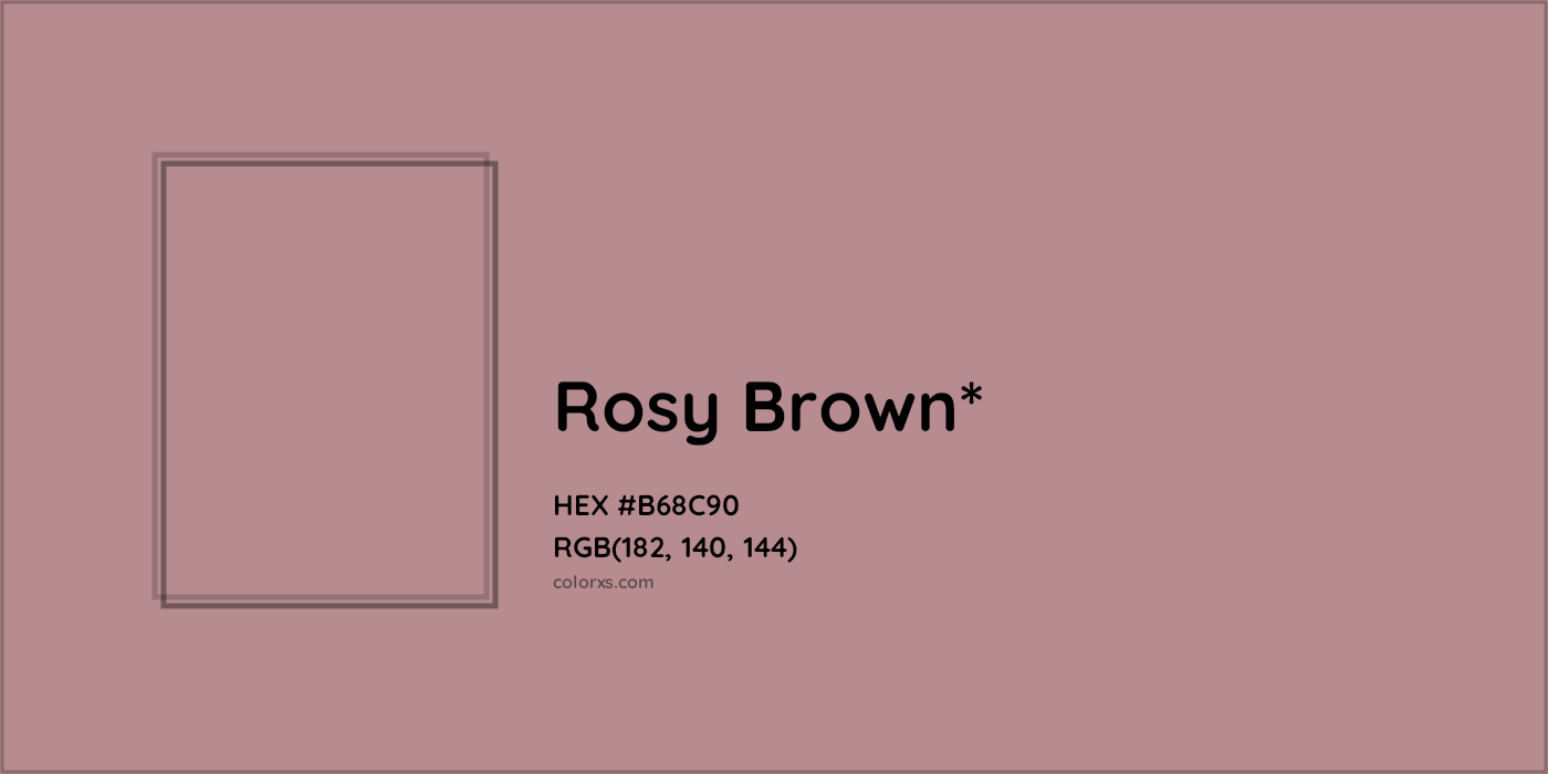 HEX #B68C90 Color Name, Color Code, Palettes, Similar Paints, Images