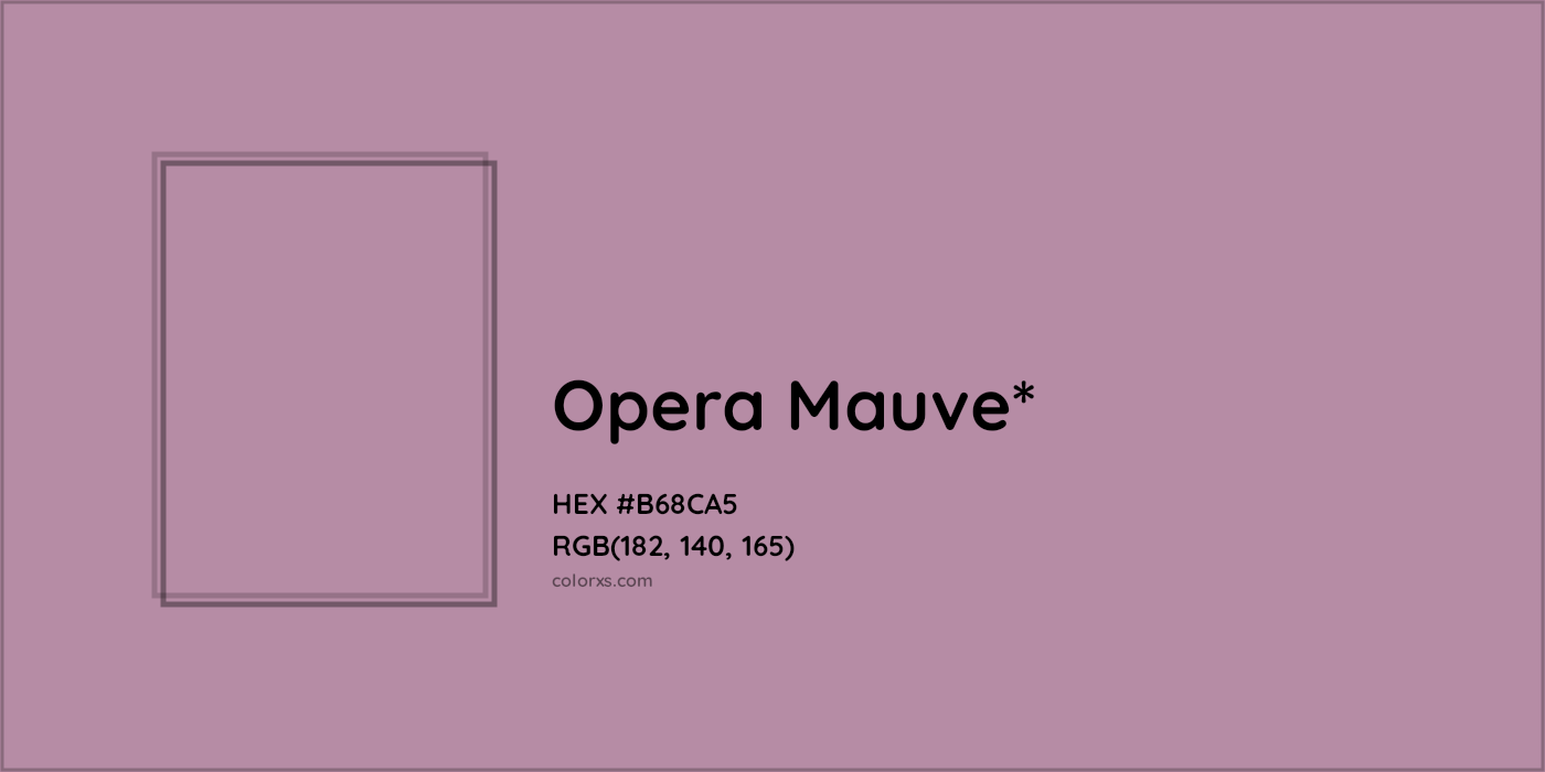 HEX #B68CA5 Color Name, Color Code, Palettes, Similar Paints, Images