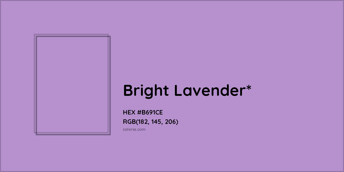 HEX #B691CE Color Name, Color Code, Palettes, Similar Paints, Images