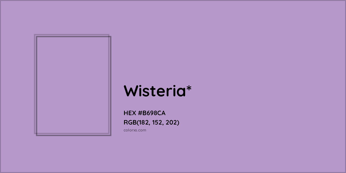 HEX #B698CA Color Name, Color Code, Palettes, Similar Paints, Images