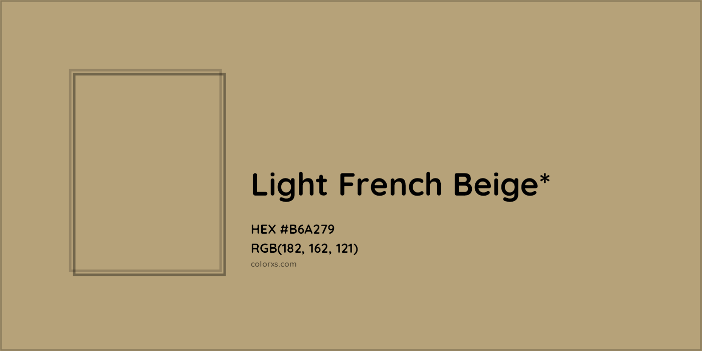 HEX #B6A279 Color Name, Color Code, Palettes, Similar Paints, Images