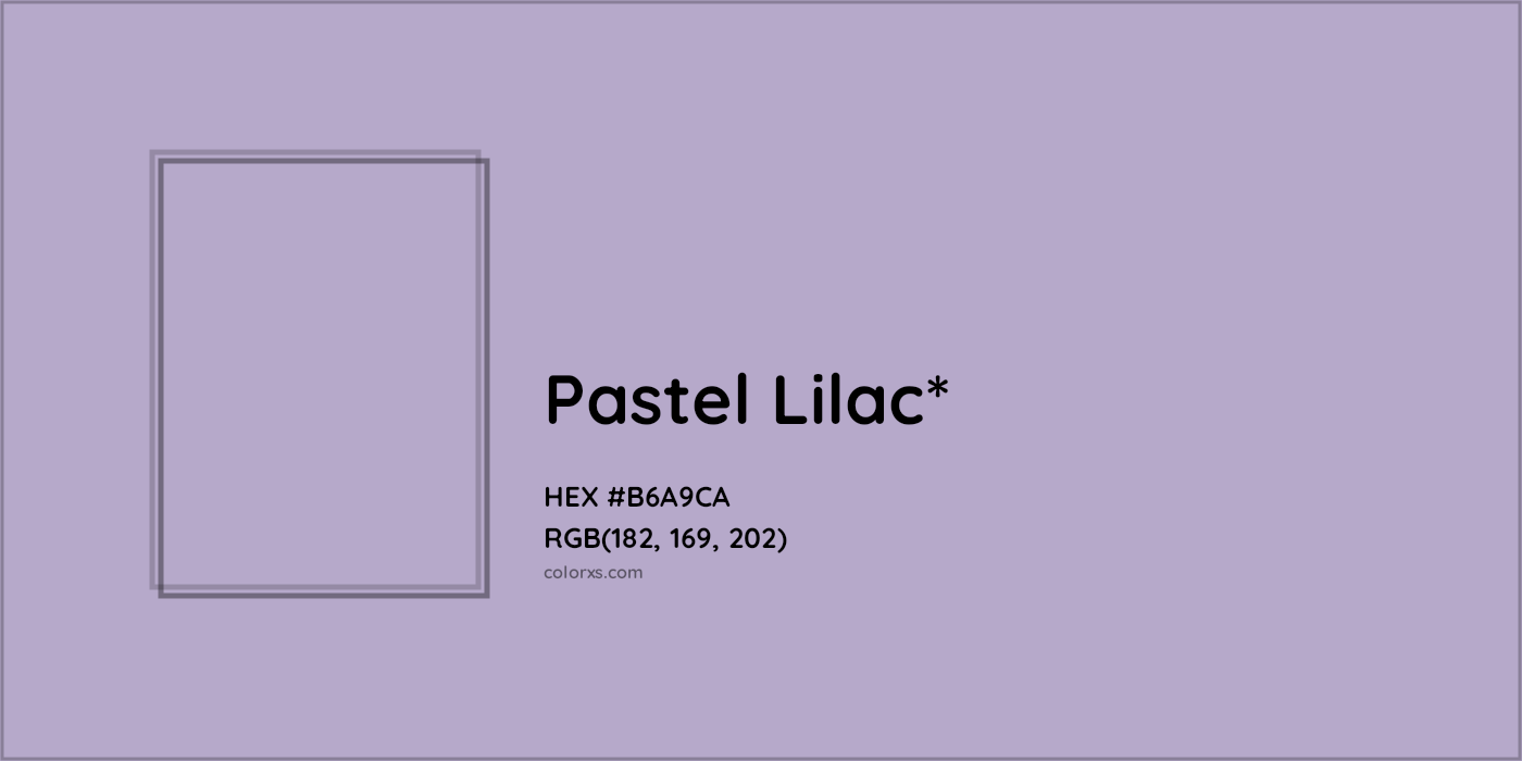 HEX #B6A9CA Color Name, Color Code, Palettes, Similar Paints, Images