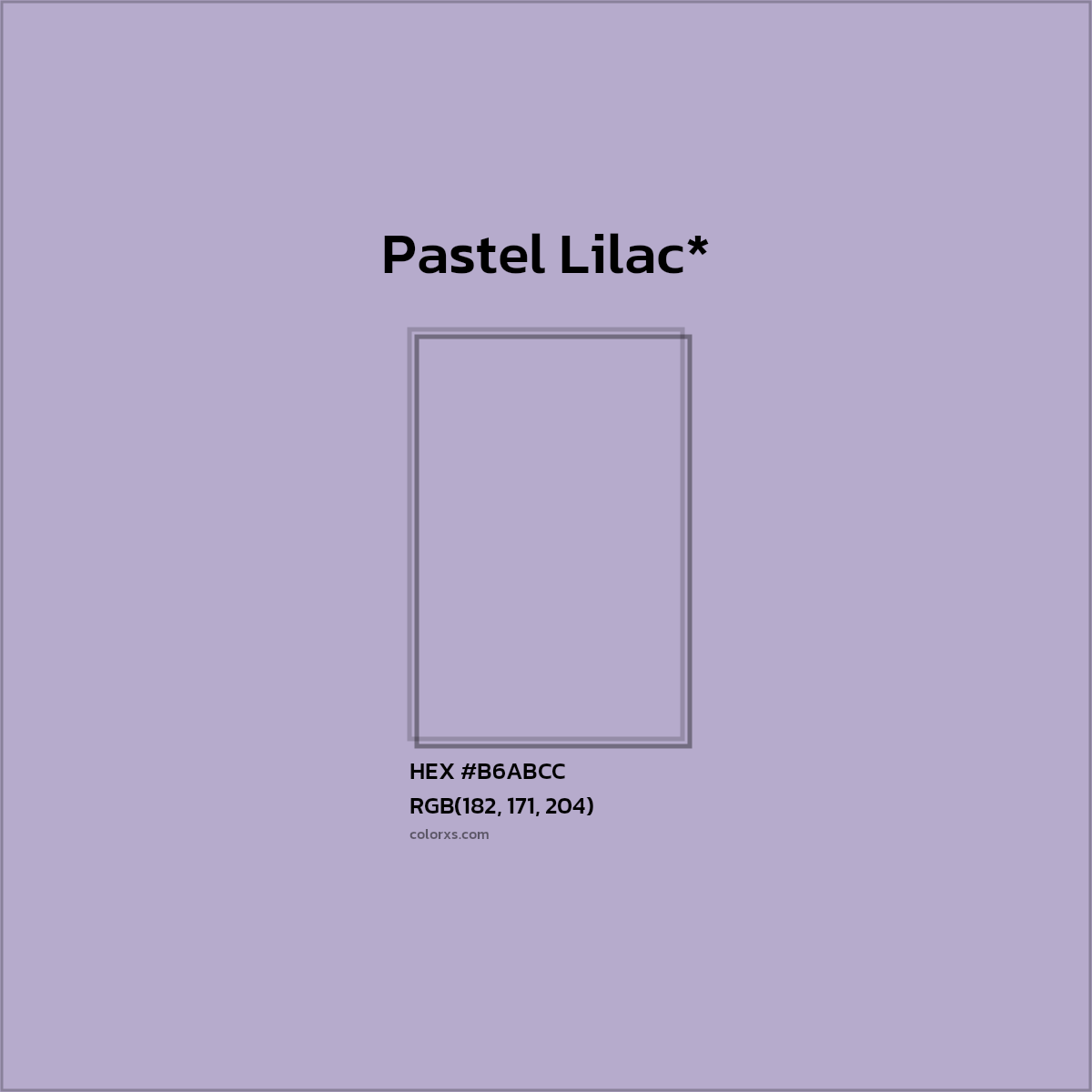 HEX #B6ABCC Color Name, Color Code, Palettes, Similar Paints, Images