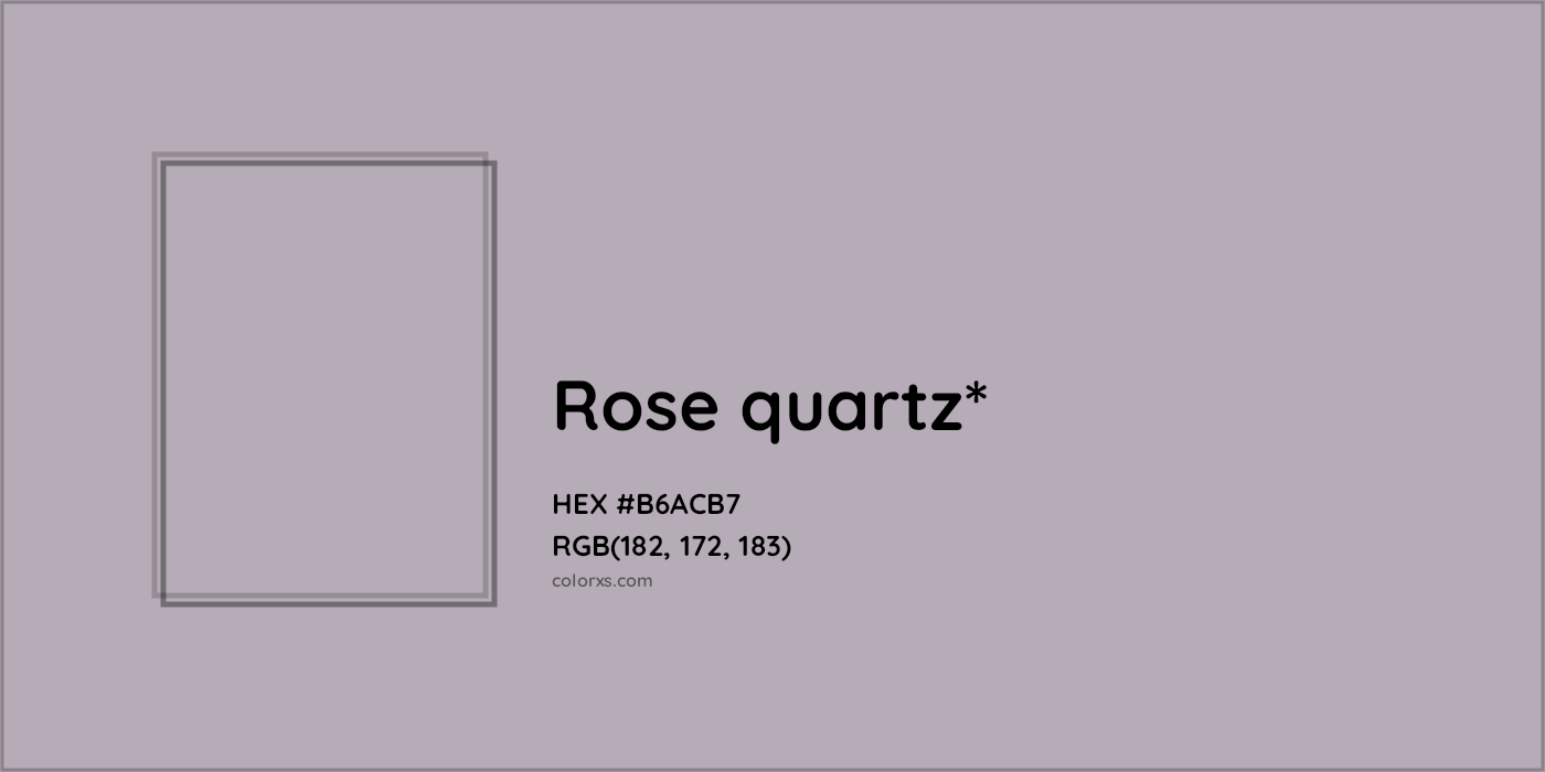 HEX #B6ACB7 Color Name, Color Code, Palettes, Similar Paints, Images