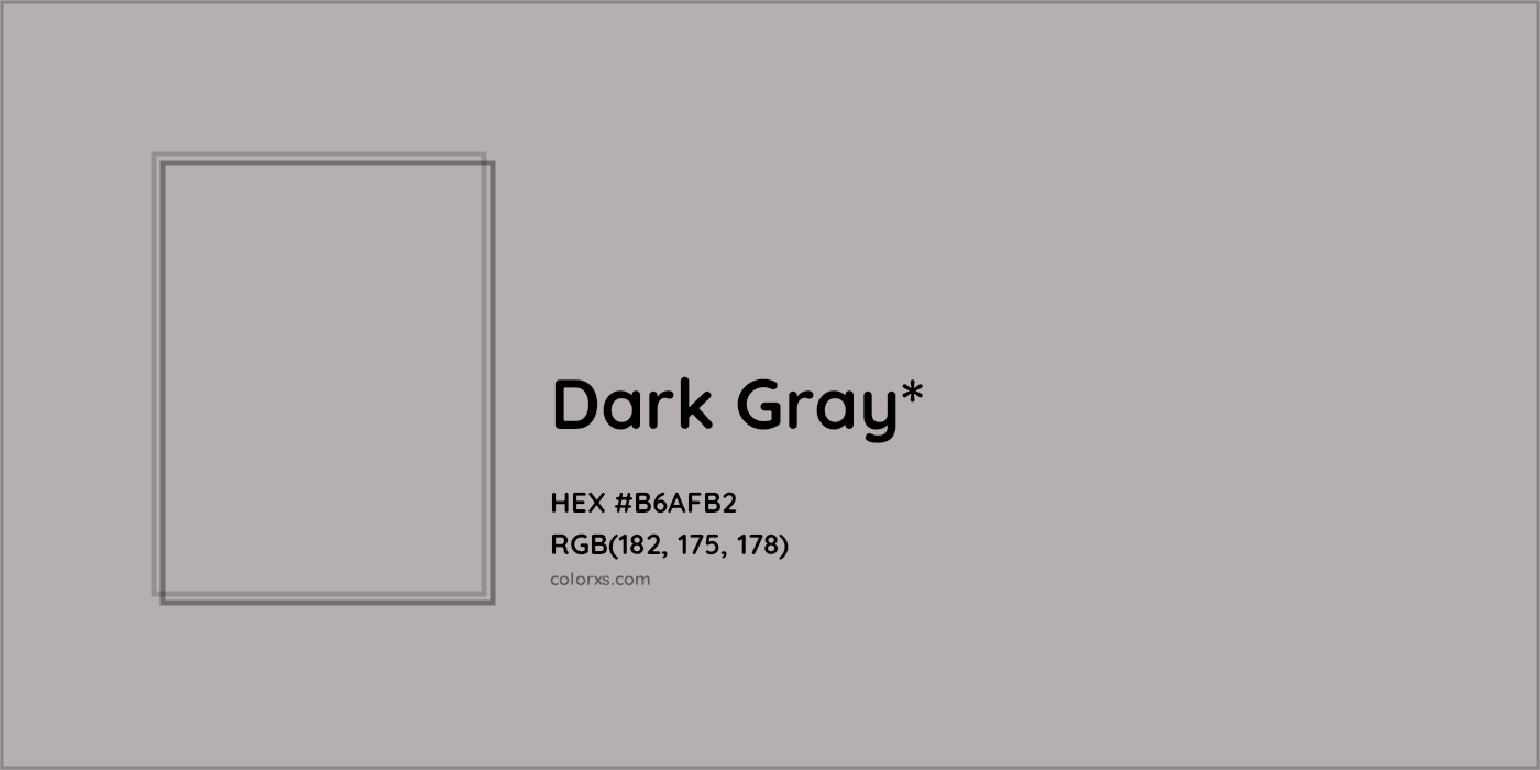 HEX #B6AFB2 Color Name, Color Code, Palettes, Similar Paints, Images