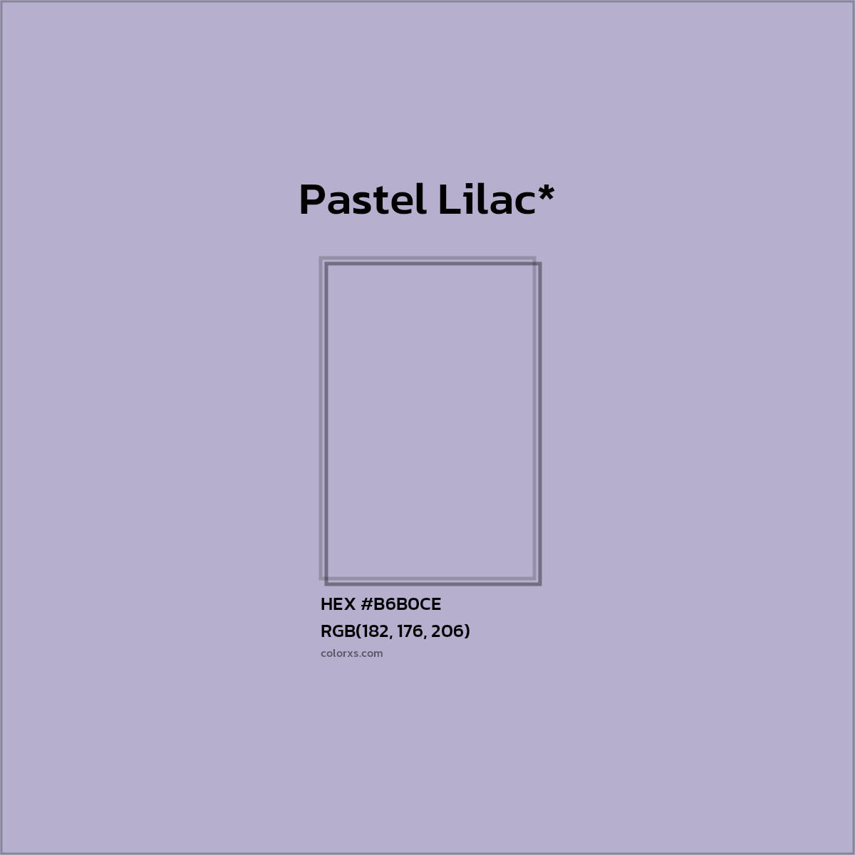 HEX #B6B0CE Color Name, Color Code, Palettes, Similar Paints, Images
