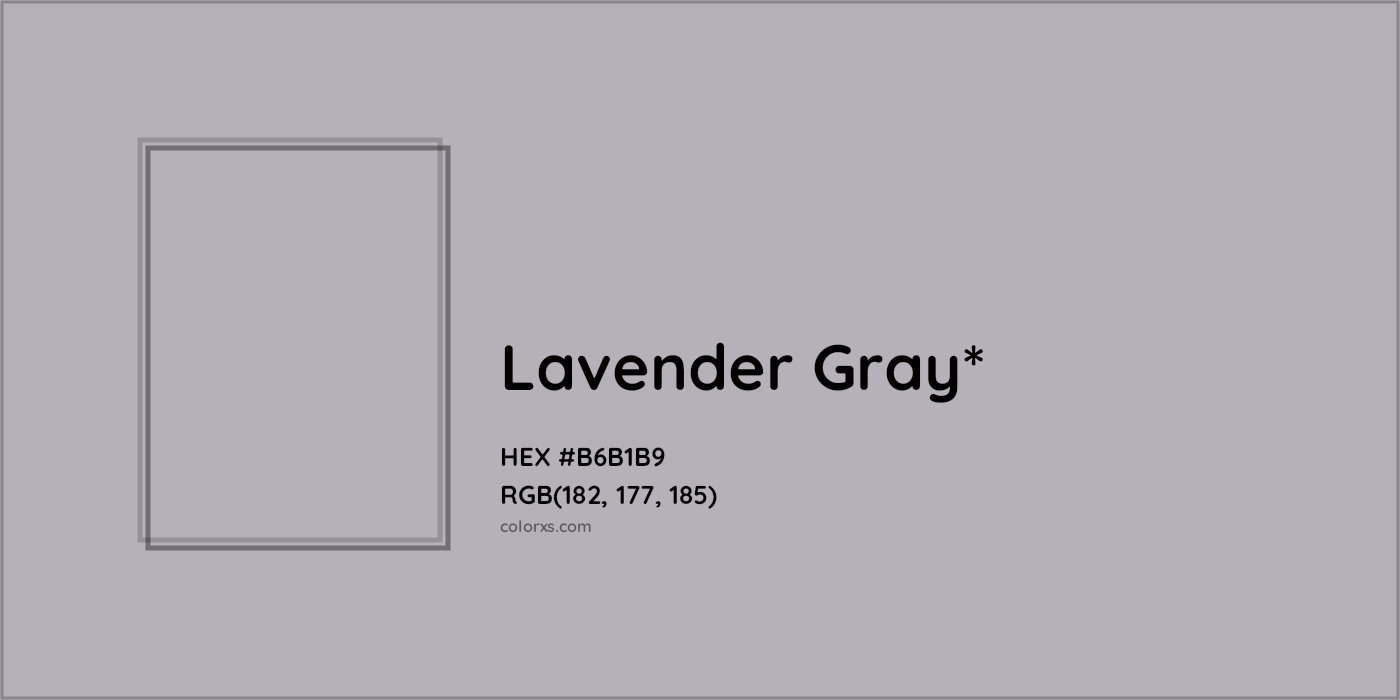 HEX #B6B1B9 Color Name, Color Code, Palettes, Similar Paints, Images