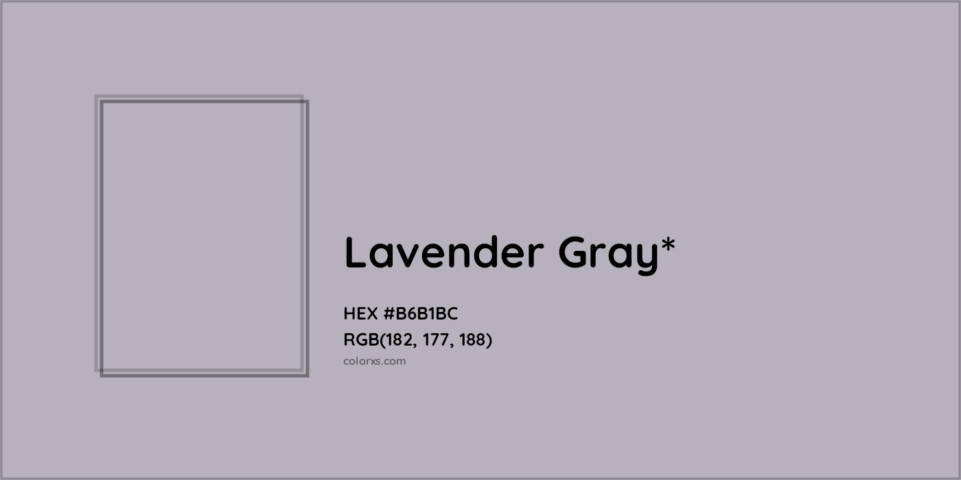 HEX #B6B1BC Color Name, Color Code, Palettes, Similar Paints, Images