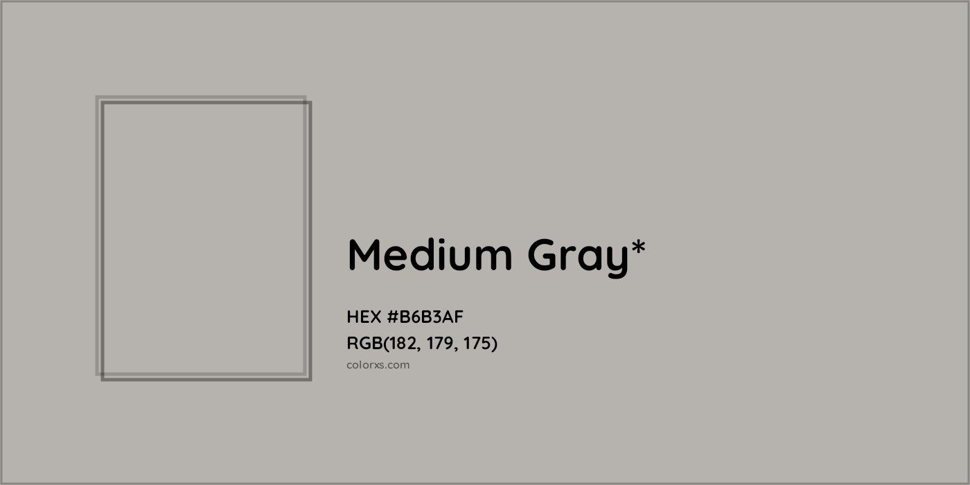 HEX #B6B3AF Color Name, Color Code, Palettes, Similar Paints, Images