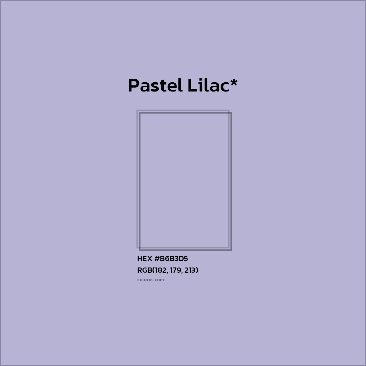 HEX #B6B3D5 Color Name, Color Code, Palettes, Similar Paints, Images