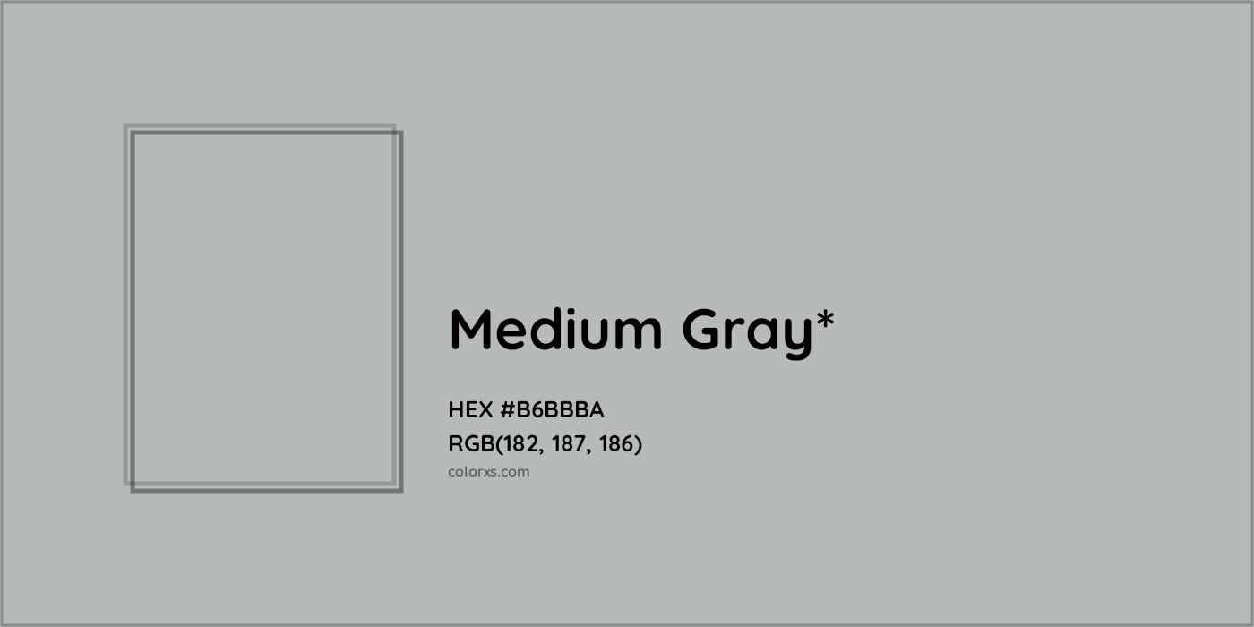 HEX #B6BBBA Color Name, Color Code, Palettes, Similar Paints, Images