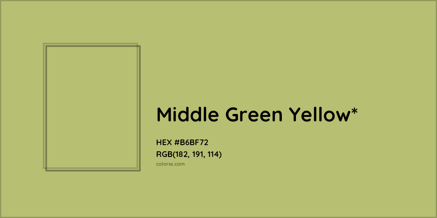HEX #B6BF72 Color Name, Color Code, Palettes, Similar Paints, Images