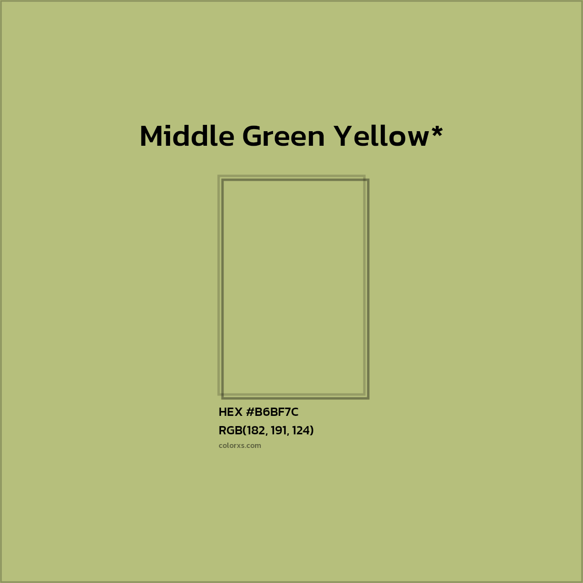 HEX #B6BF7C Color Name, Color Code, Palettes, Similar Paints, Images