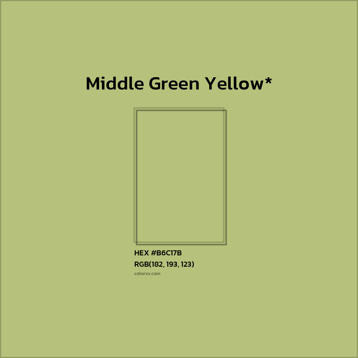 HEX #B6C17B Color Name, Color Code, Palettes, Similar Paints, Images