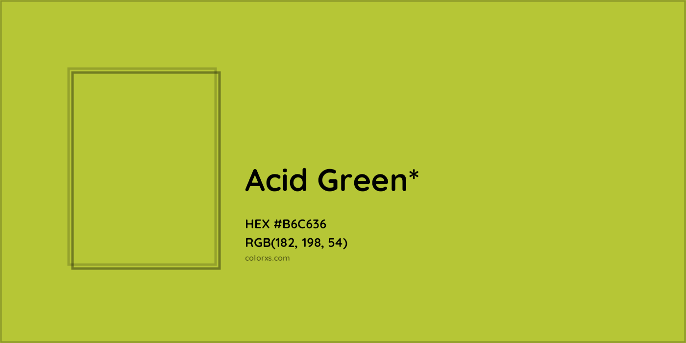HEX #B6C636 Color Name, Color Code, Palettes, Similar Paints, Images