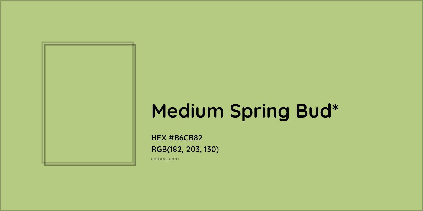 HEX #B6CB82 Color Name, Color Code, Palettes, Similar Paints, Images