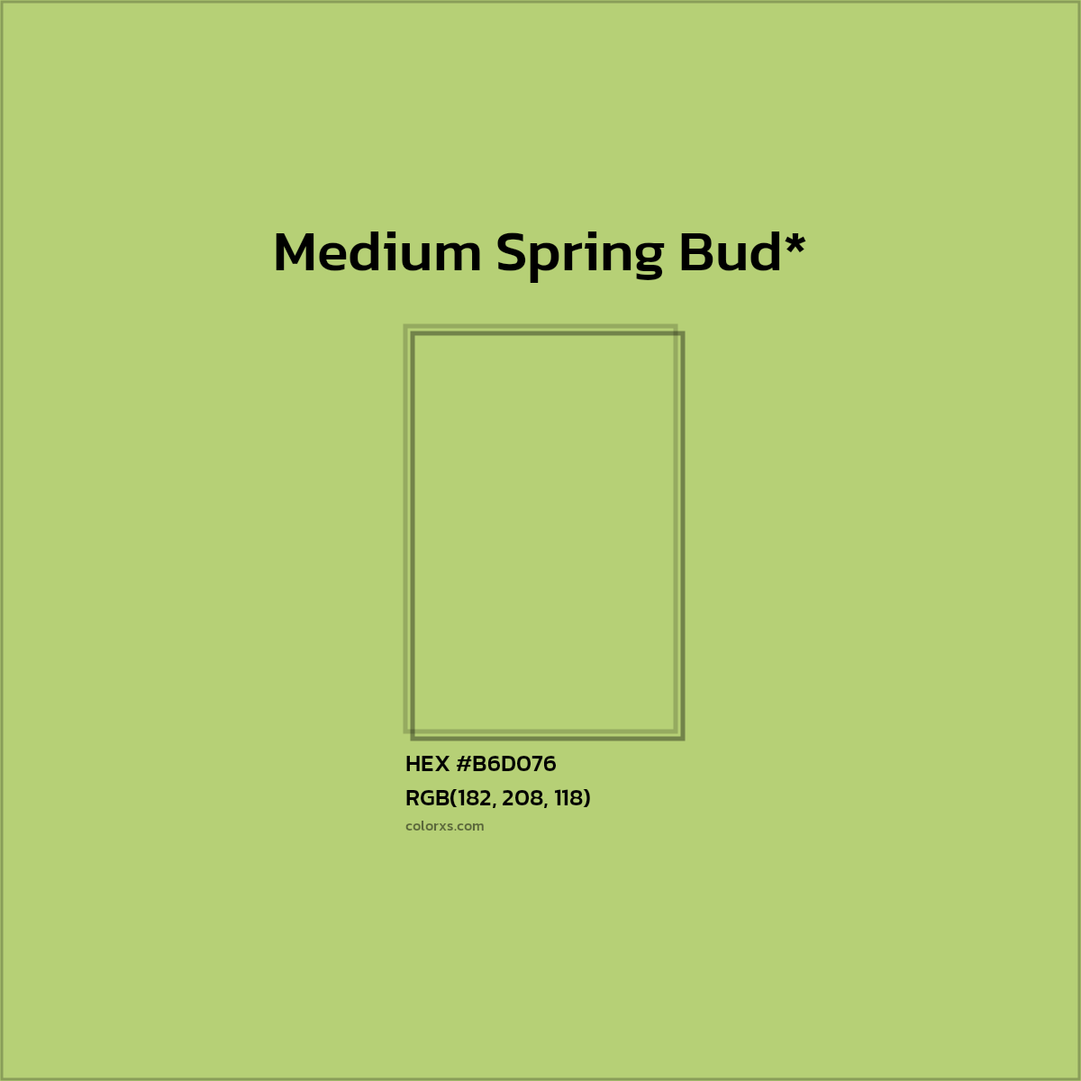 HEX #B6D076 Color Name, Color Code, Palettes, Similar Paints, Images