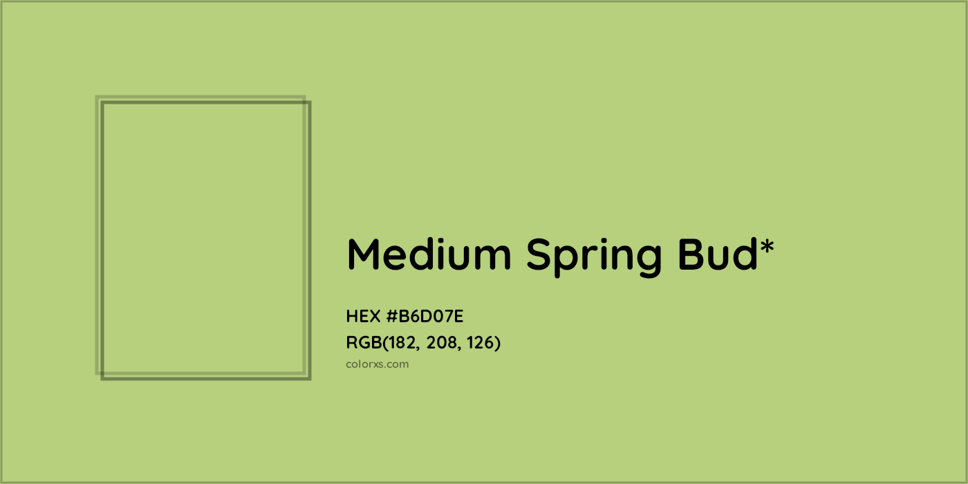 HEX #B6D07E Color Name, Color Code, Palettes, Similar Paints, Images