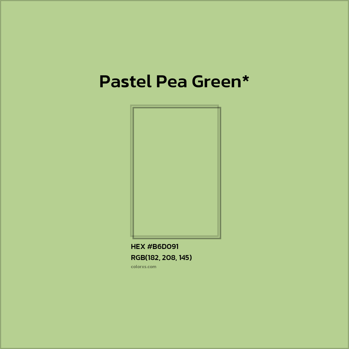 HEX #B6D091 Color Name, Color Code, Palettes, Similar Paints, Images