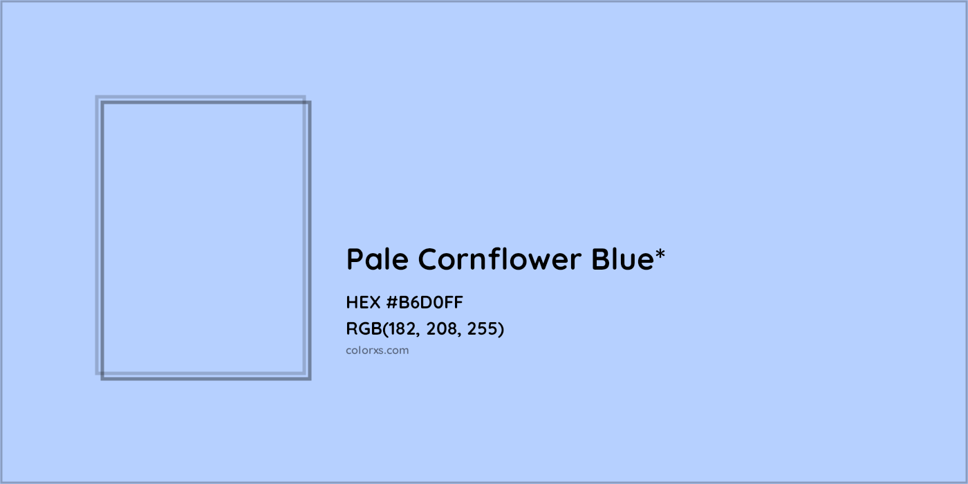 HEX #B6D0FF Color Name, Color Code, Palettes, Similar Paints, Images